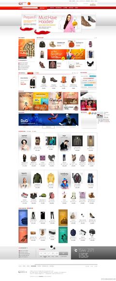 ID:1207-韩国时尚服饰鞋类产品电子购物商城网站酷站截图界面大欣赏图